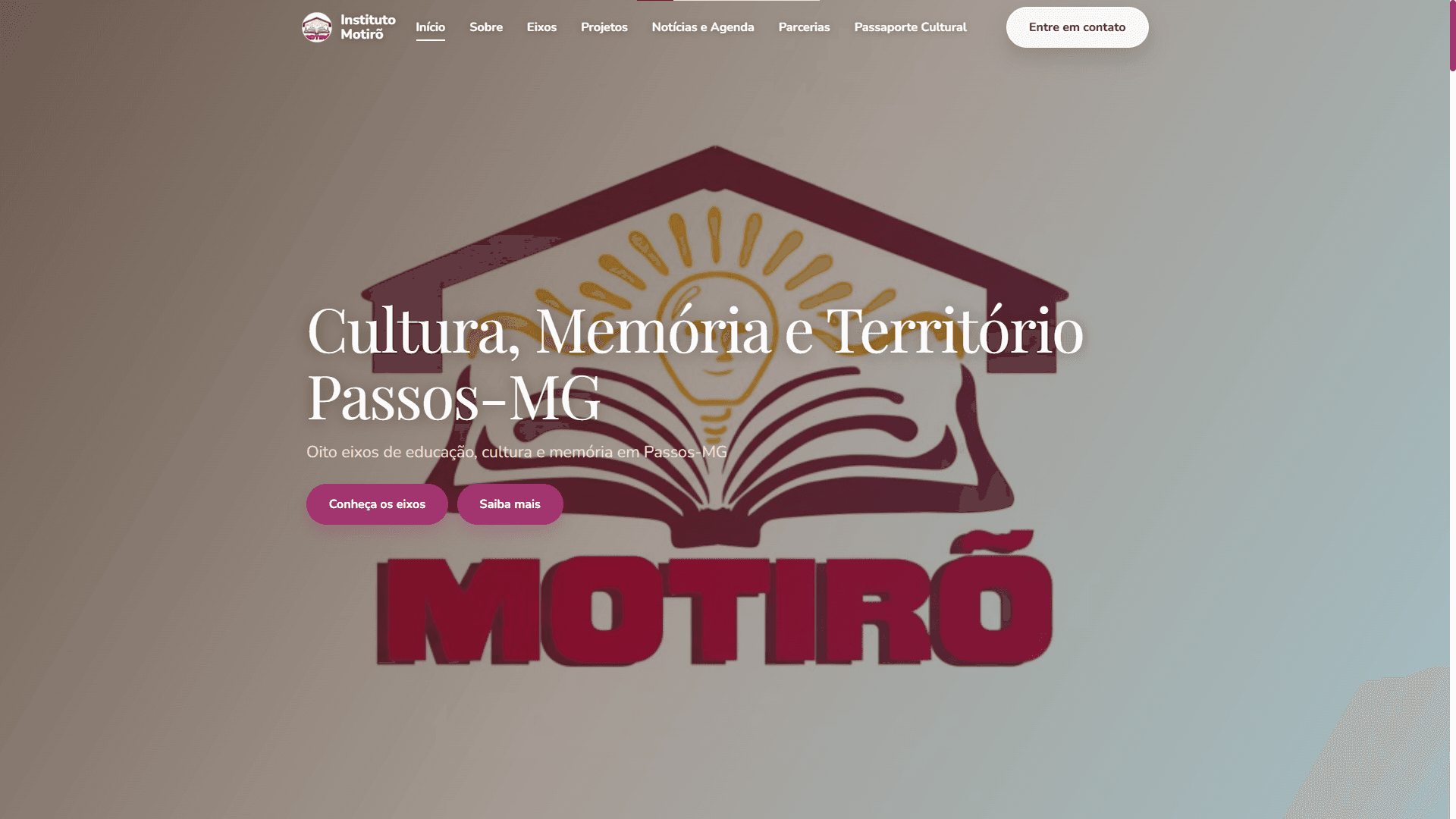 Imagem do projeto Site Institucional Motirõ